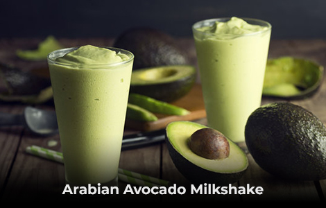 Awaafi Restaurant Edinburgh   Arabian Avocado Milkshake
